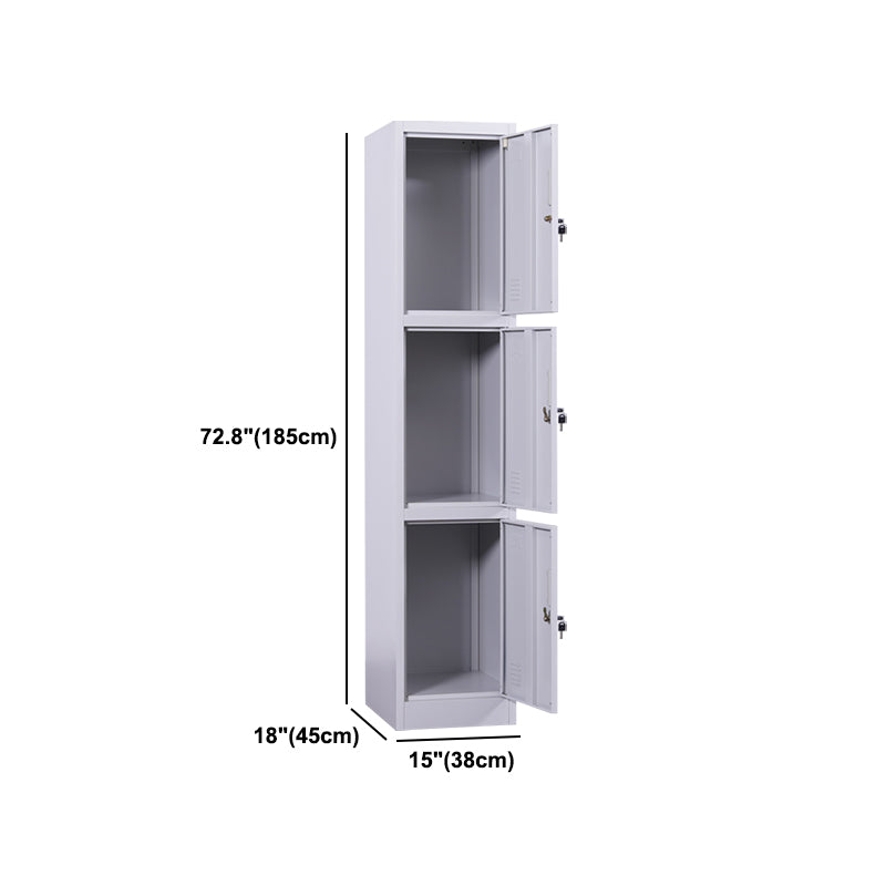 Contemporary Hinged Wardrobe Closet Metal Wardrobe Cabinet for Home