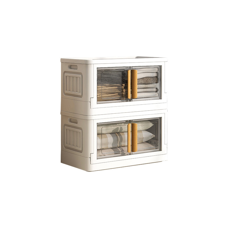 Contemporary Plastic Storage Cabinet Hinged Wardrobe Cabinet