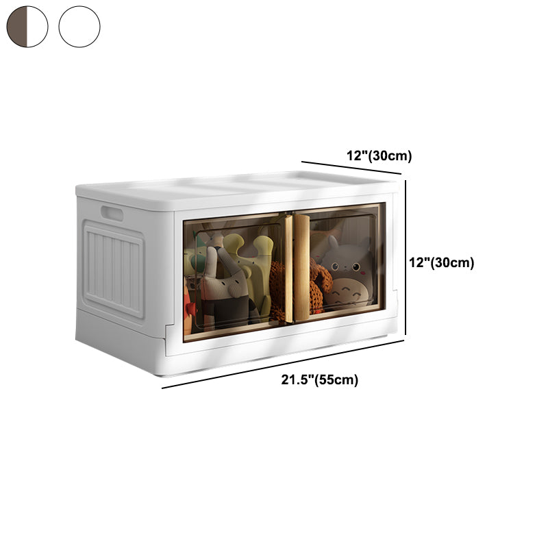 Contemporary Plastic Storage Cabinet Hinged Wardrobe Cabinet