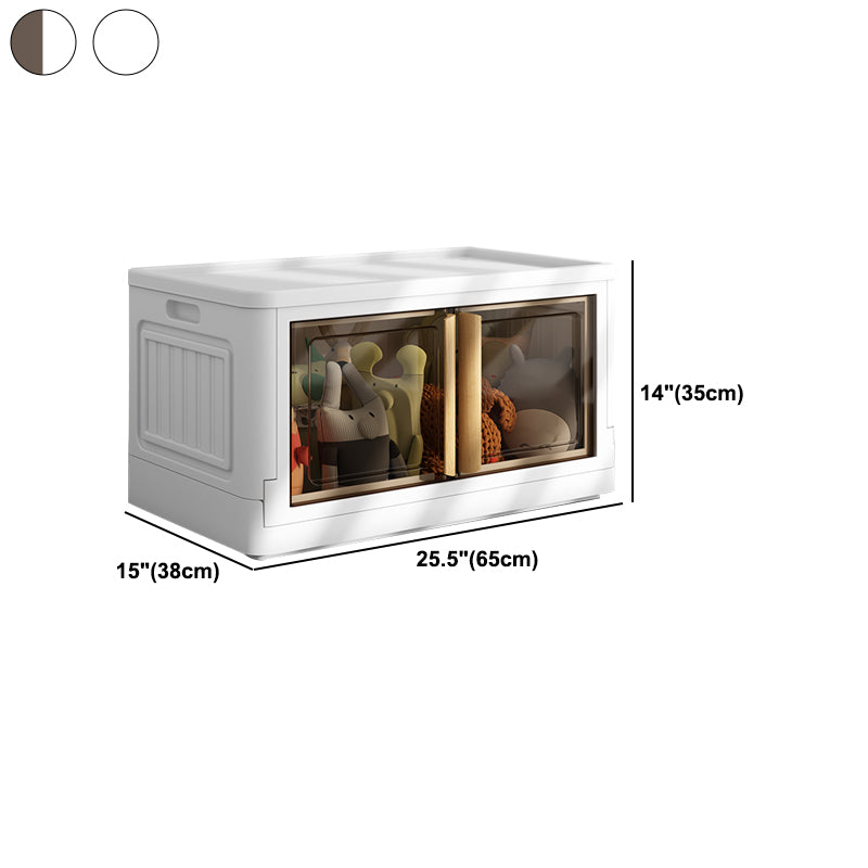 Contemporary Plastic Storage Cabinet Hinged Wardrobe Cabinet