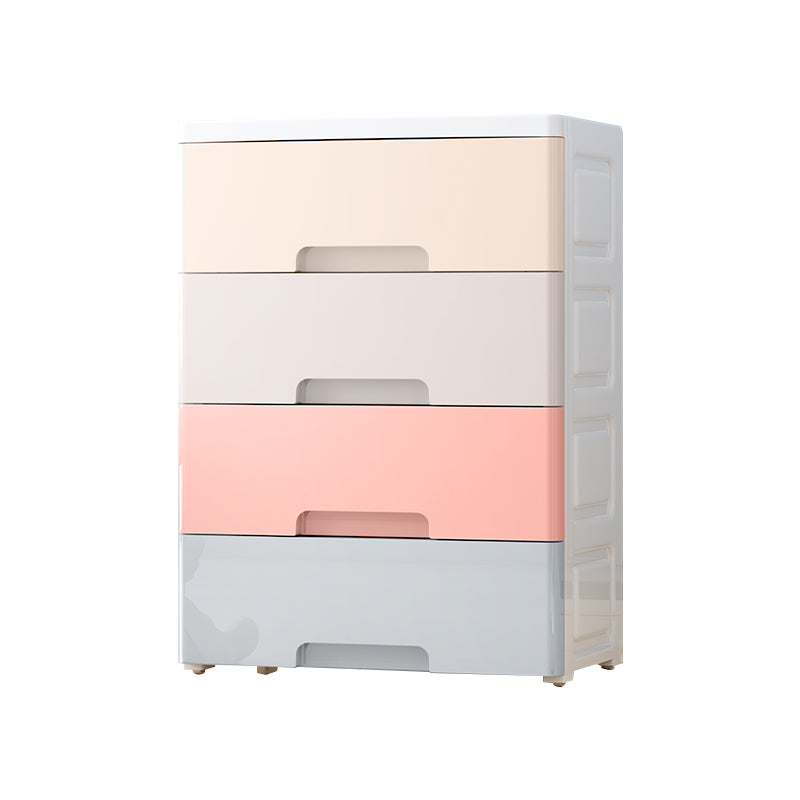 Contemporary Plastic Storage Cabinet With Drawer Non-Hanging Armoire