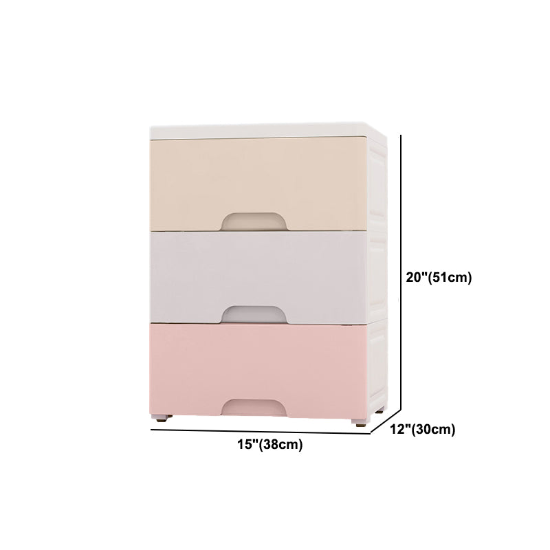 Contemporary Plastic Storage Cabinet With Drawer Non-Hanging Armoire