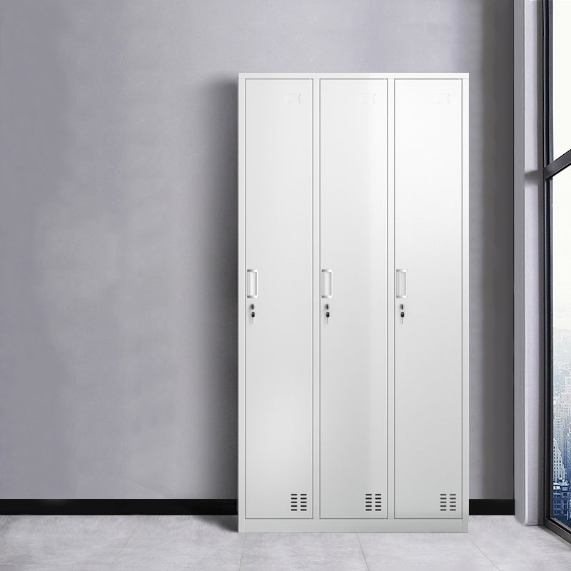 Metal Hinged Wardrobe Cabinet Contemporary Wardrobe Armoire for Home