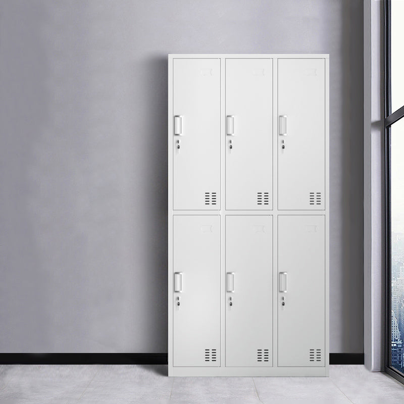 Metal Hinged Wardrobe Cabinet Contemporary Wardrobe Armoire for Home