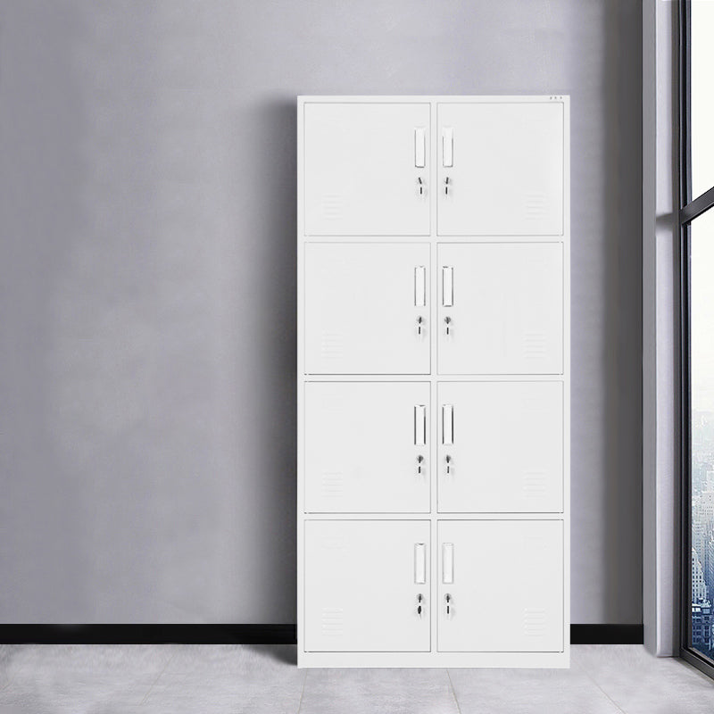 Metal Hinged Wardrobe Cabinet Contemporary Wardrobe Armoire for Home