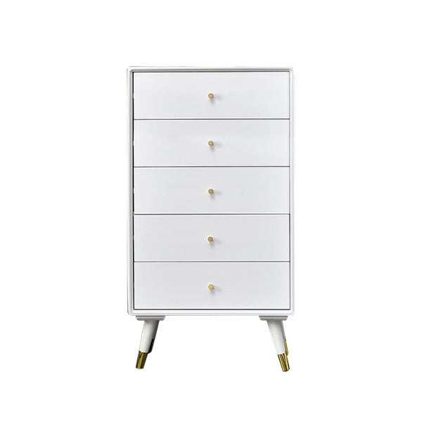 Vertical Wooden Lingerie Chest Modern Bedroom Storage Chest with 4 / 5 Drawers