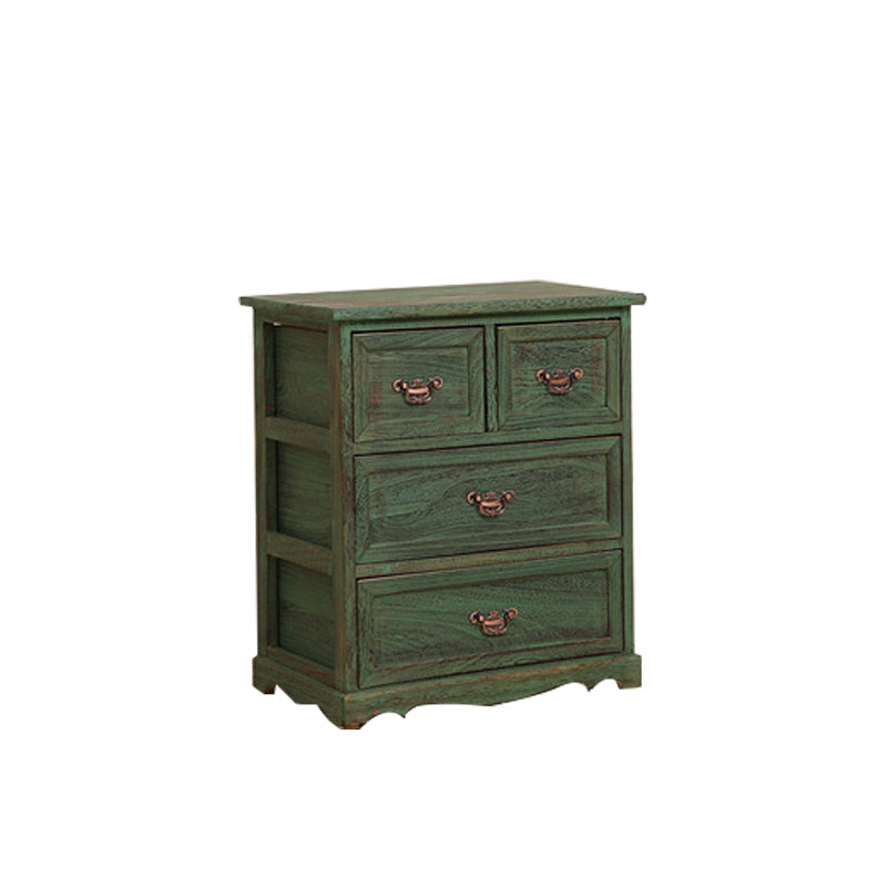 Traditional Solid Wood Lingerie Chest Vertical Storage Chest Dresser with Drawers
