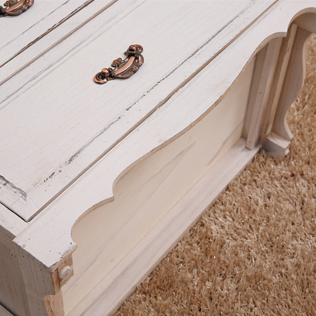 Traditional Solid Wood Lingerie Chest Vertical Storage Chest Dresser with Drawers