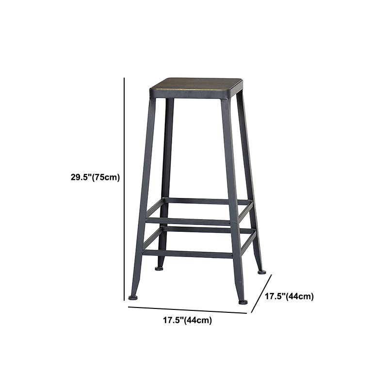Industrial 1/6/11 Pieces Bar Table Set Rectangle Wood Counter Table with Stools
