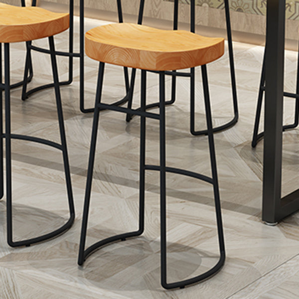 Glam Solid Wood Pub Dining Set 1/2/4/7/9 Pieces Natural Counter Set for Coffee Shop