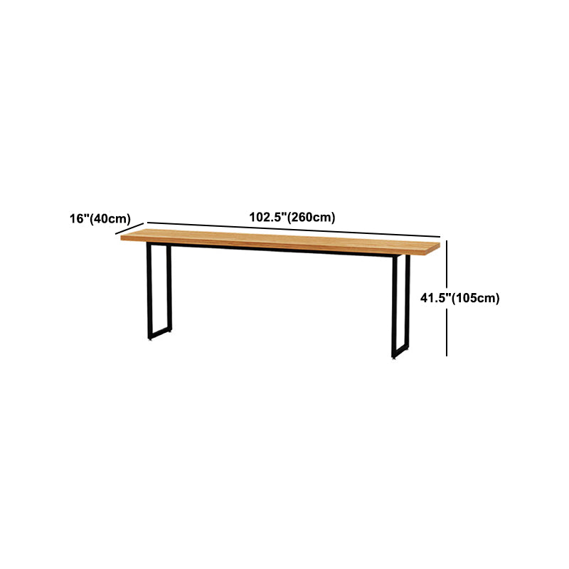 Glam Solid Wood Pub Dining Set 1/2/4/7/9 Pieces Natural Counter Set for Coffee Shop
