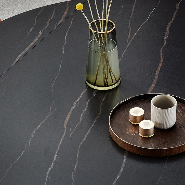 Modern Dining Set Stone 1/2/3/5/7 Pieces Dining Turntable Furniture for Home
