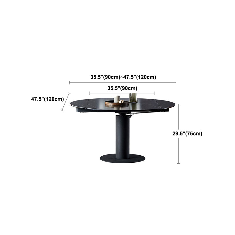Modern Dining Set Stone 1/2/3/5/7 Pieces Dining Turntable Furniture for Home