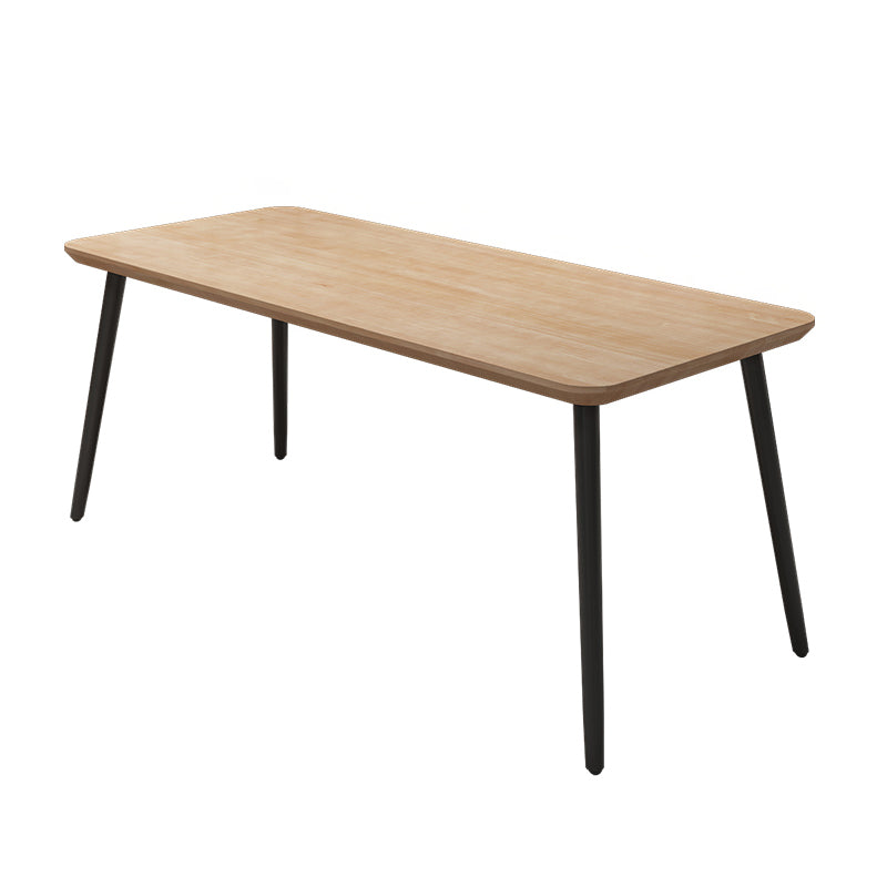 Industrial Dining Table Set 1/2/5 Pcs Solid Wood Top Dining Table and Chairs