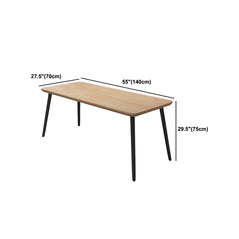 Industrial Dining Table Set 1/2/5 Pcs Solid Wood Top Dining Table and Chairs