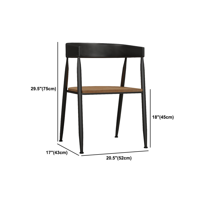 Industrial Dining Table Set 1/2/5 Pcs Solid Wood Top Dining Table and Chairs