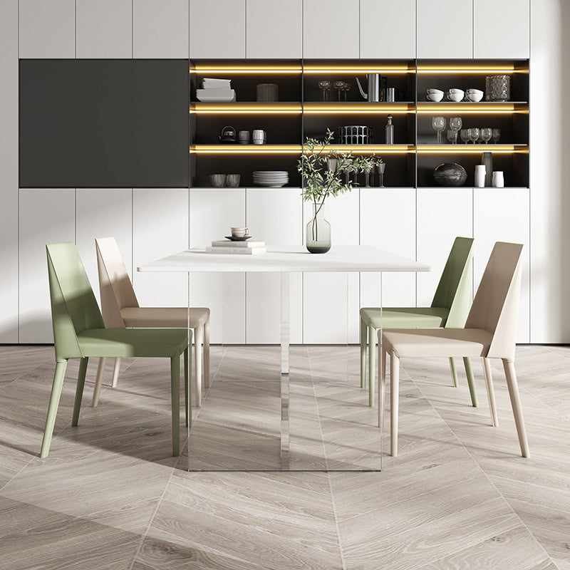 Modern Dining Set Stone 1/2/7 Pieces Dining Furniture for Home