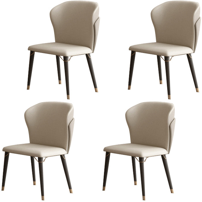 Glam Dining Set 1/3/4 Pcs Gold Rectangle Dining Table with Upholstered Chairs