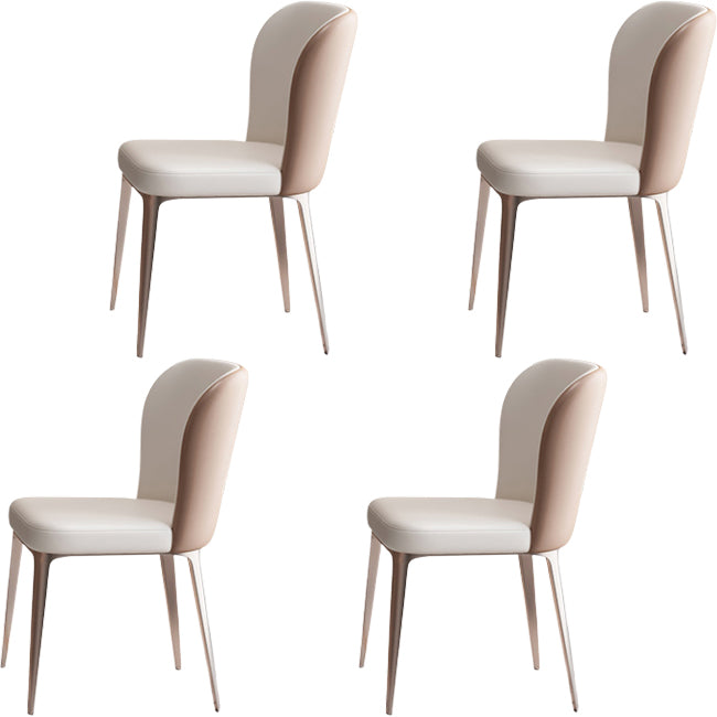 Glam Dining Set 1/3/4 Pcs Gold Rectangle Dining Table with Upholstered Chairs