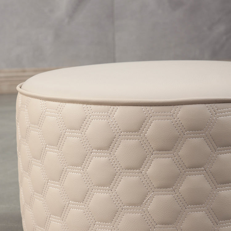 Hexagonal Pattern Water Resistant Standard Modern Orange for Drawing Room