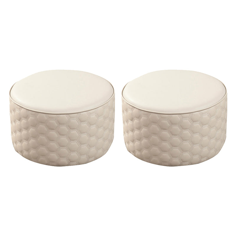 Hexagonal Pattern Water Resistant Standard Modern Orange for Drawing Room