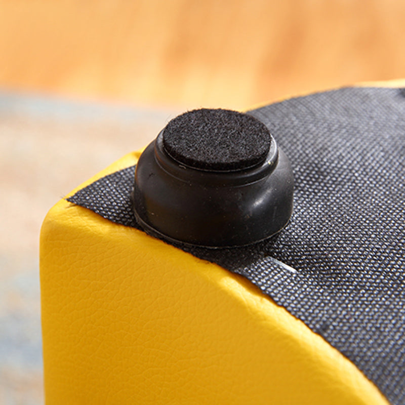 Modern Specialty Target Pouf Plain PU Leather Water Resistant Ottoman Taverna