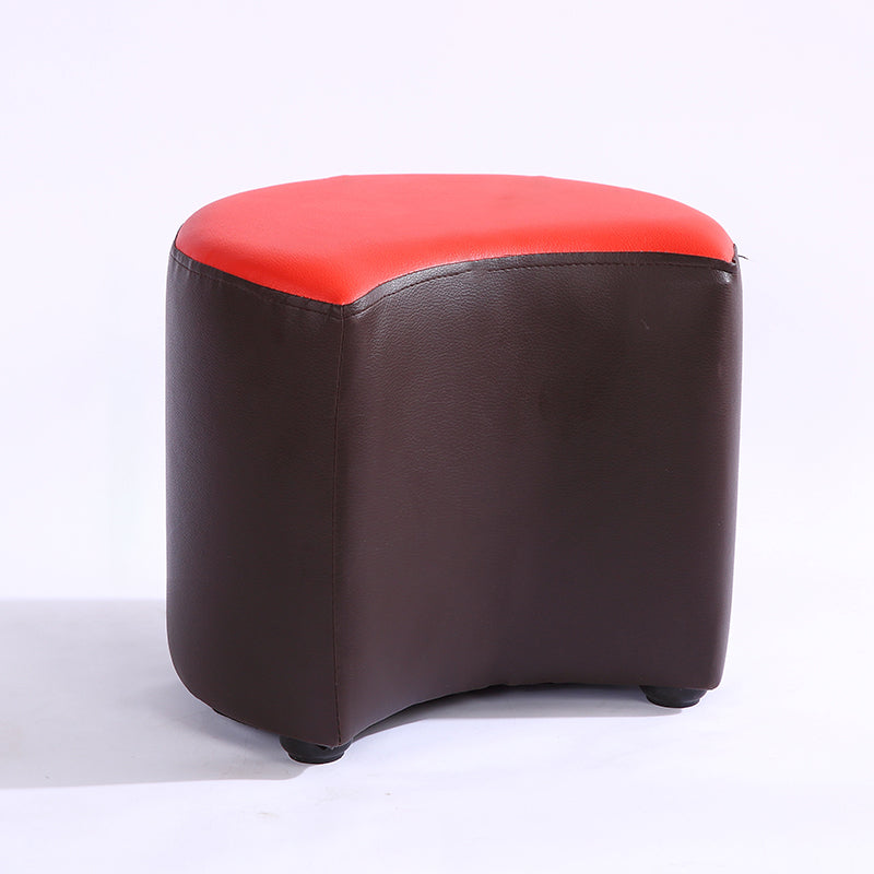 Modern Specialty Target Pouf Plain PU Leather Water Resistant Ottoman Taverna