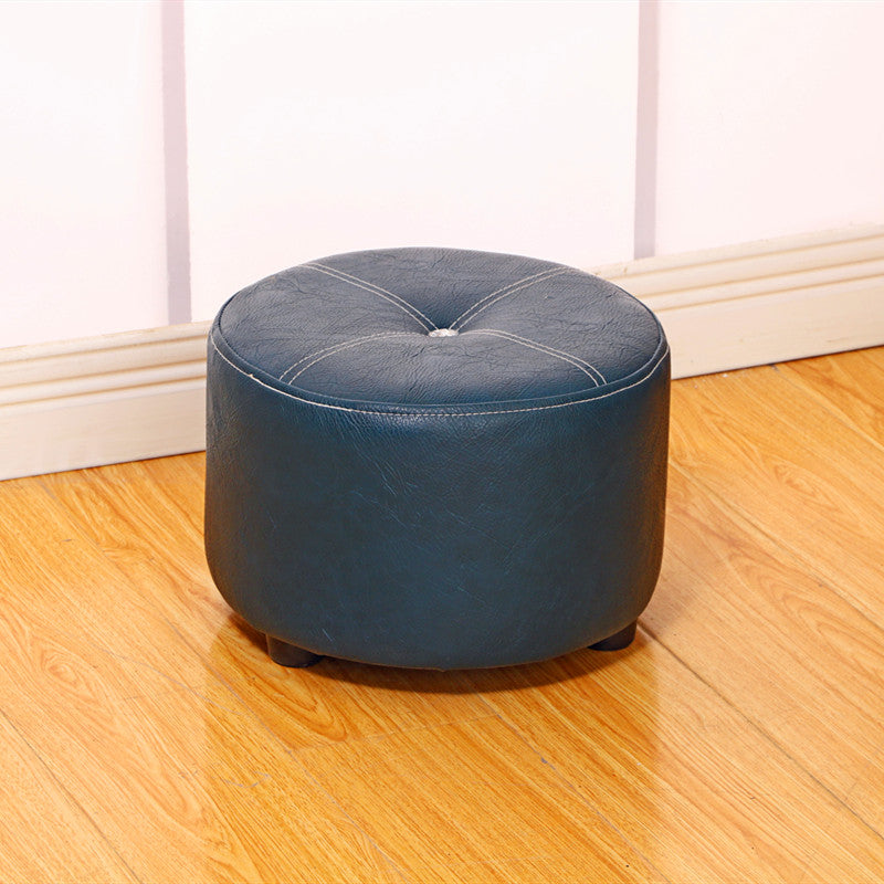 Pure Color Stain Resistant Standard Round Modern Yellow for Living Room