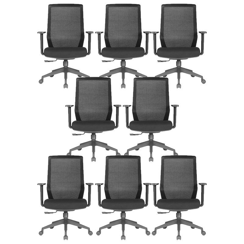 Modern Desk Chair Mesh Mid-Back Task Chair with Tilt Mechanism