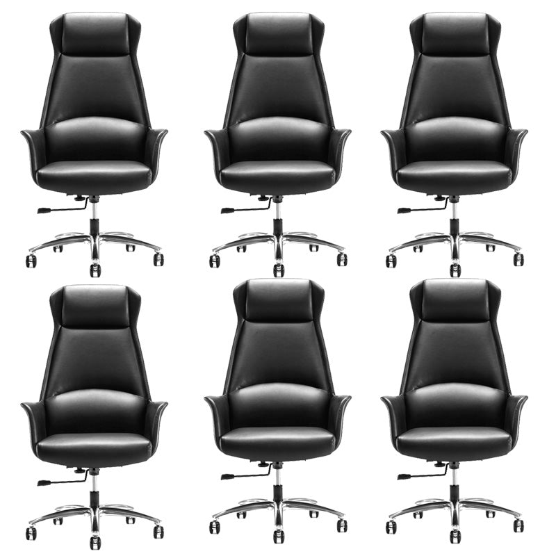 Modern Leather Management Office Chair High Back Executive Ergonomic Computer Chair