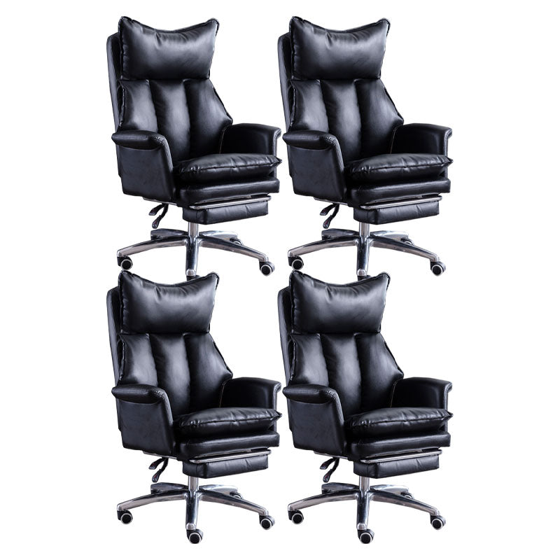 Modern Slide Chair High Back Ergonomic Adjustable Leather Executive Chair