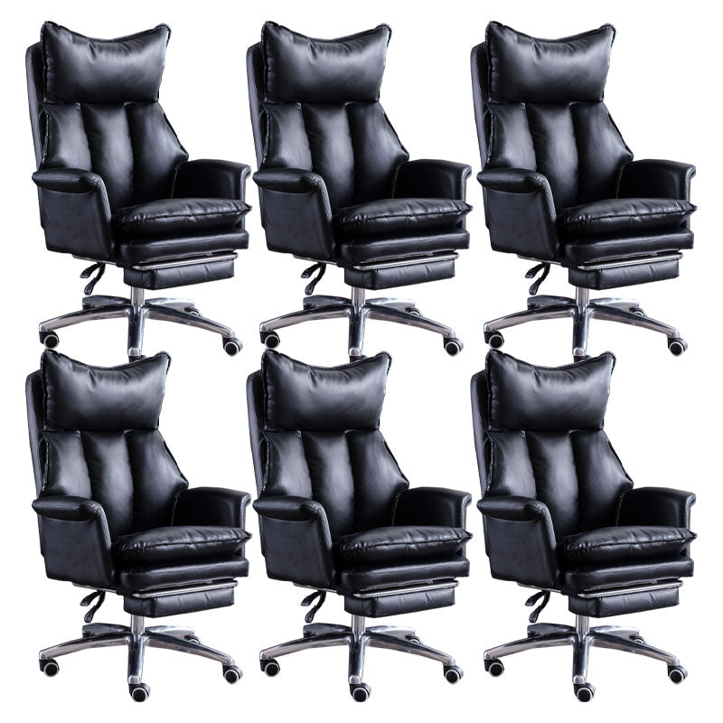 Modern Slide Chair High Back Ergonomic Adjustable Leather Executive Chair