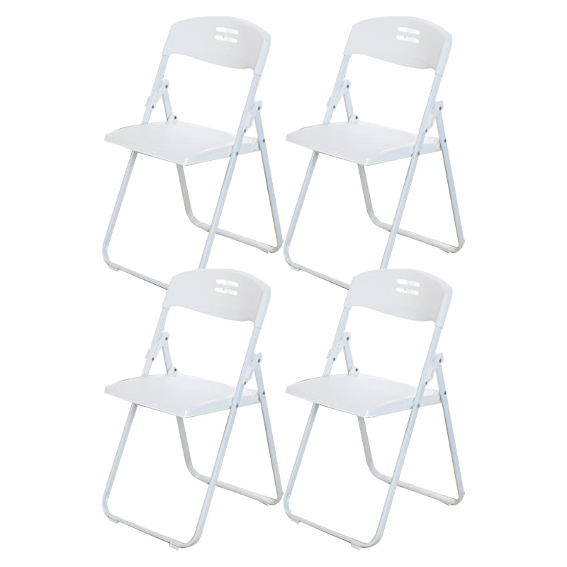 Modern Armless Upholstered Conference Chair Steel Office Chair