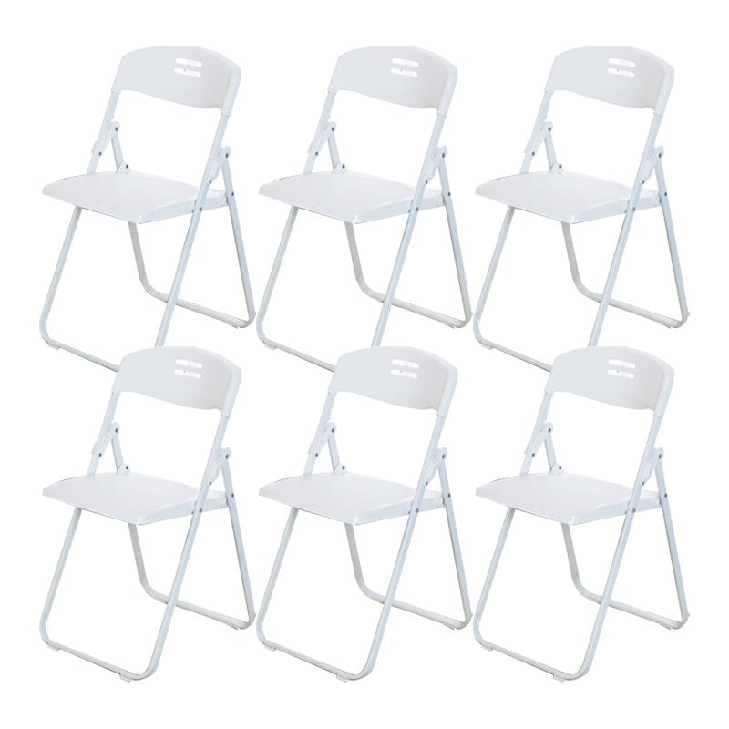 Modern Armless Upholstered Conference Chair Steel Office Chair