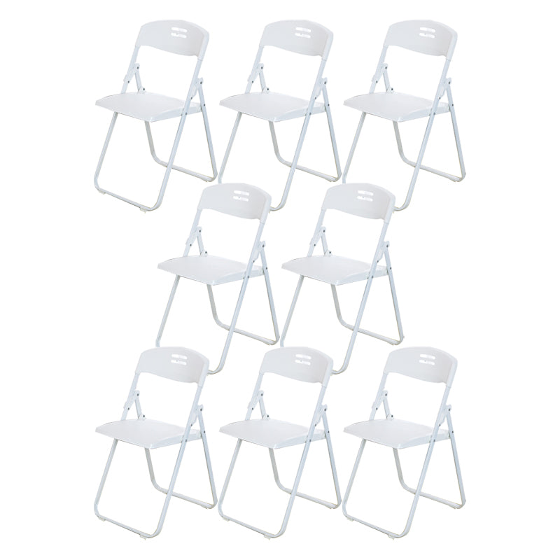 Modern Armless Upholstered Conference Chair Steel Office Chair