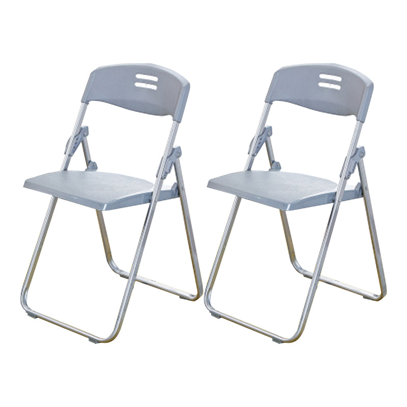 Modern Armless Upholstered Conference Chair Steel Office Chair