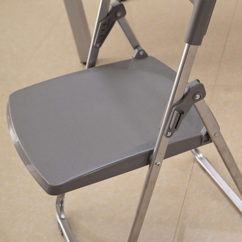 Modern Armless Upholstered Conference Chair Steel Office Chair
