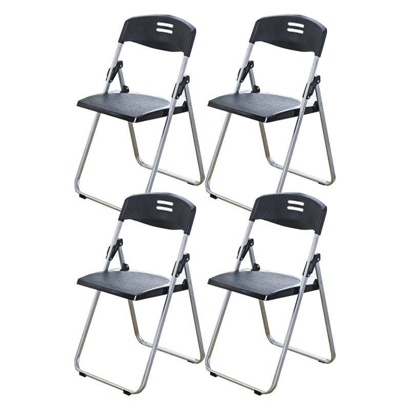 Modern Armless Upholstered Conference Chair Steel Office Chair