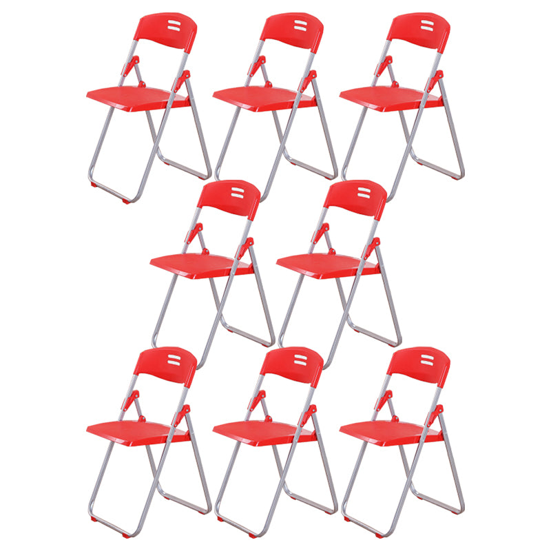 Modern Armless Upholstered Conference Chair Steel Office Chair