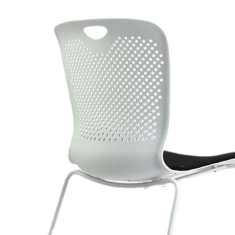 Modern Armless Upholstered Office Chair Plastic Ergonomic Office Chair