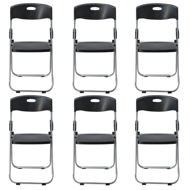 Modern Plastic Office Chair Armless Folding Conference Chair