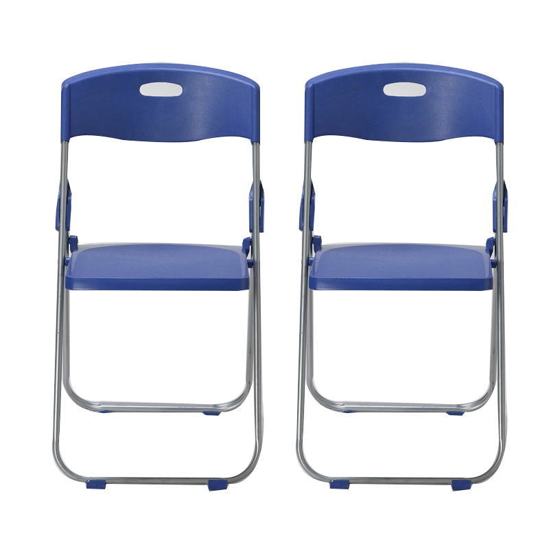 Modern Plastic Office Chair Armless Folding Conference Chair