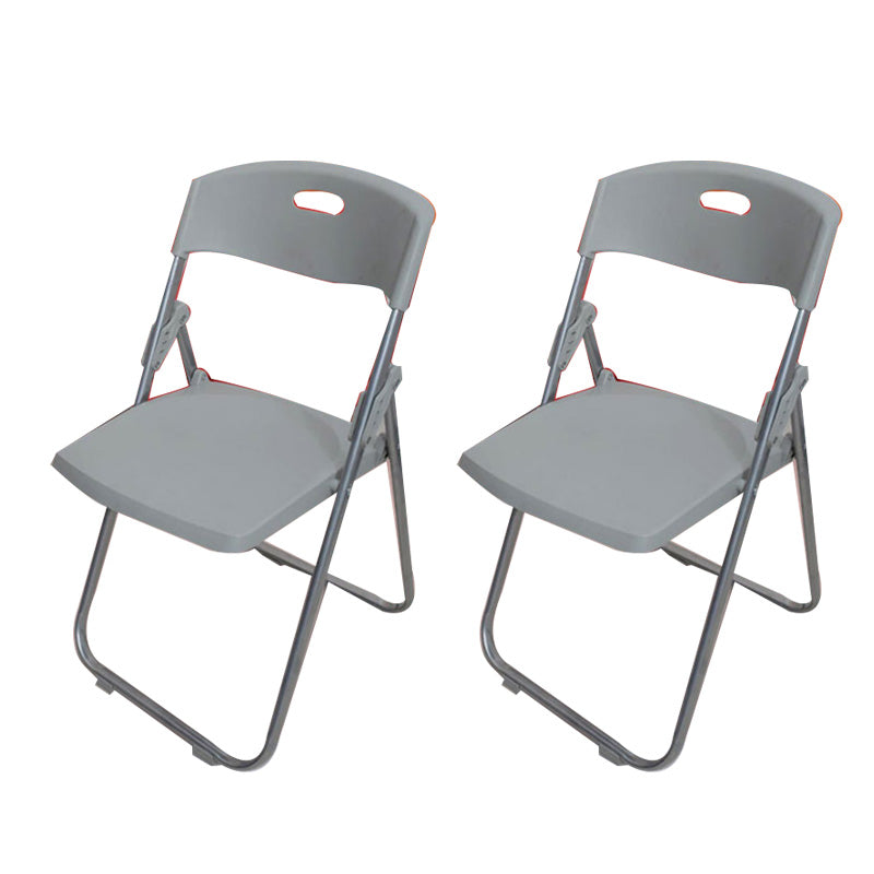 Modern Plastic Office Chair Armless Folding Conference Chair