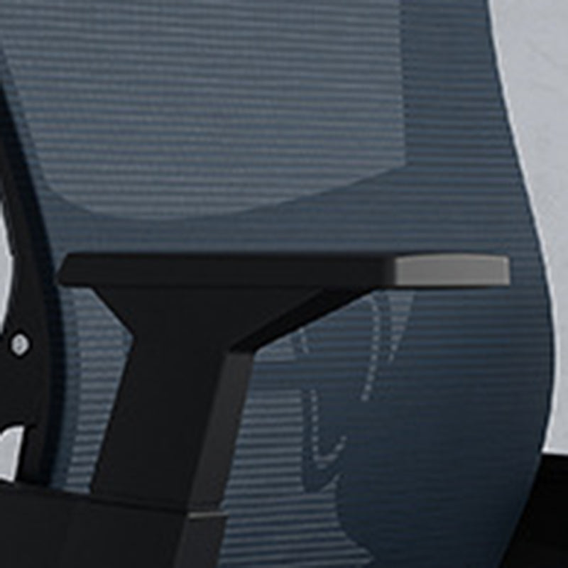 High Back Office Chair Rotatable Black Mesh Desk Chair with Adjustable Arm