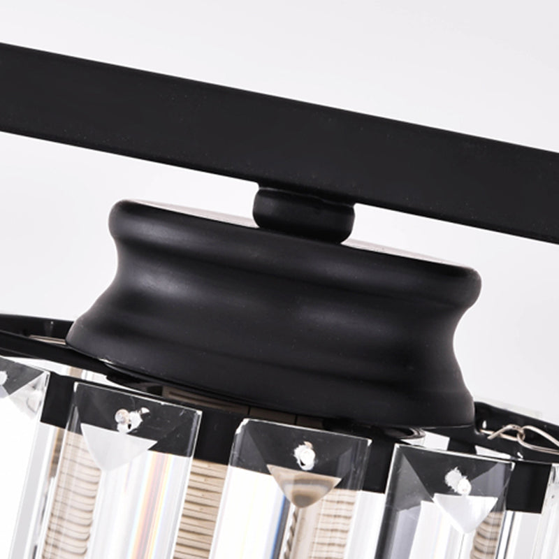 Light Luxury Style Hanging Lamp Geometry Shape Island Light Fixture for Dining Table