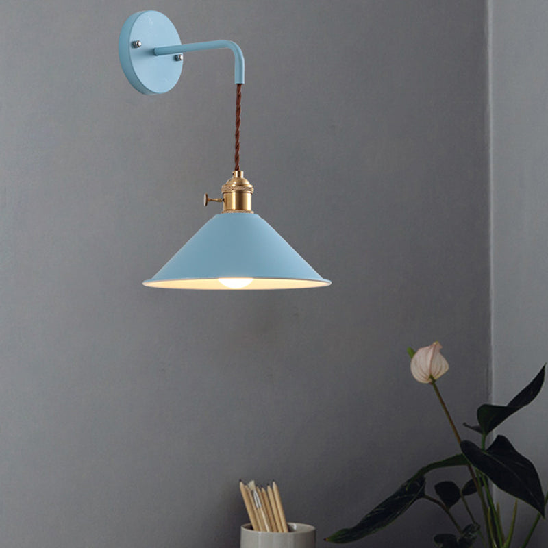 Modernism Macaron Wall Light Cone Shaded Lighting for Foyer Room