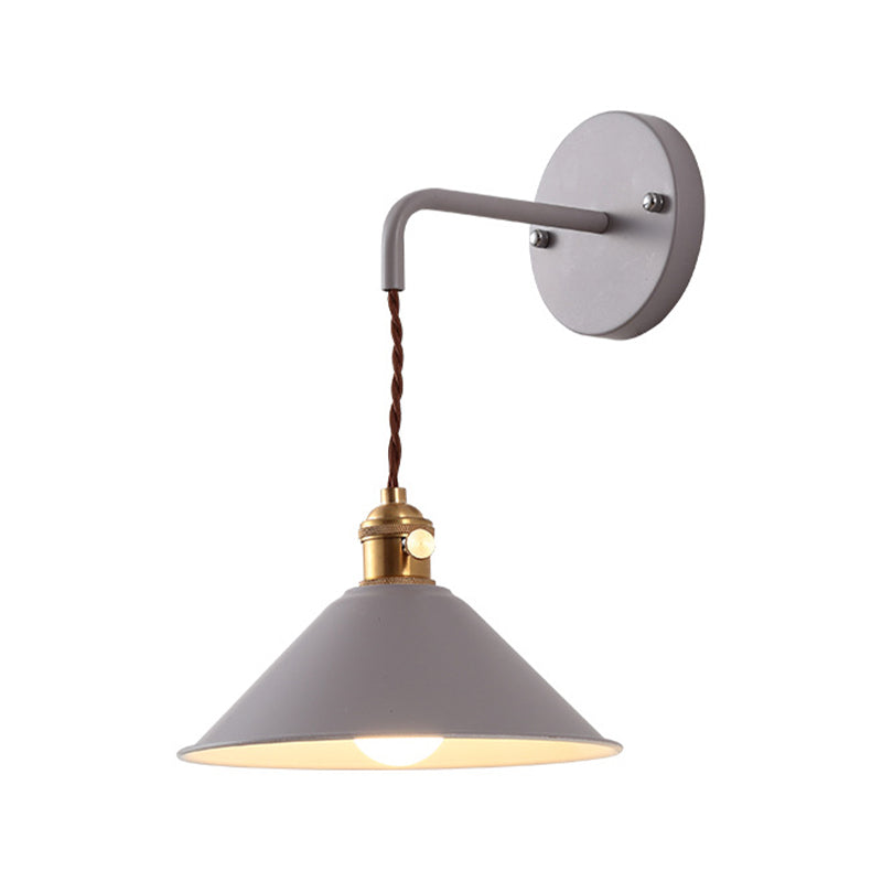Modernism Macaron Wall Light Cone Shaded Lighting for Foyer Room