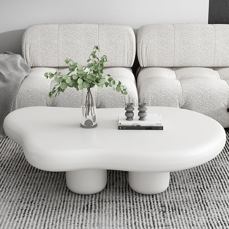 Solid Wood 4 Legs Coffee Table Minimalist Nordic Style Coffee Table