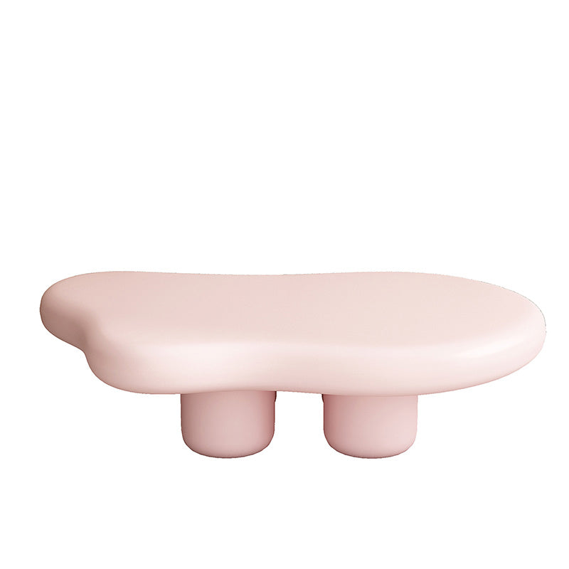 Solid Wood 4 Legs Coffee Table Minimalist Nordic Style Coffee Table