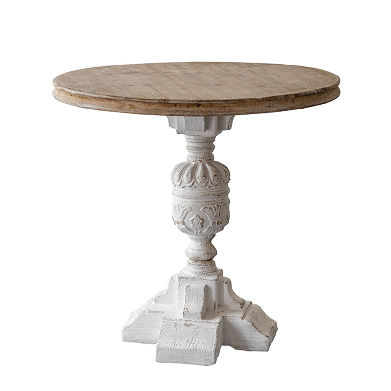 French Country Distressed Wood Coffee Table Set for Living Room